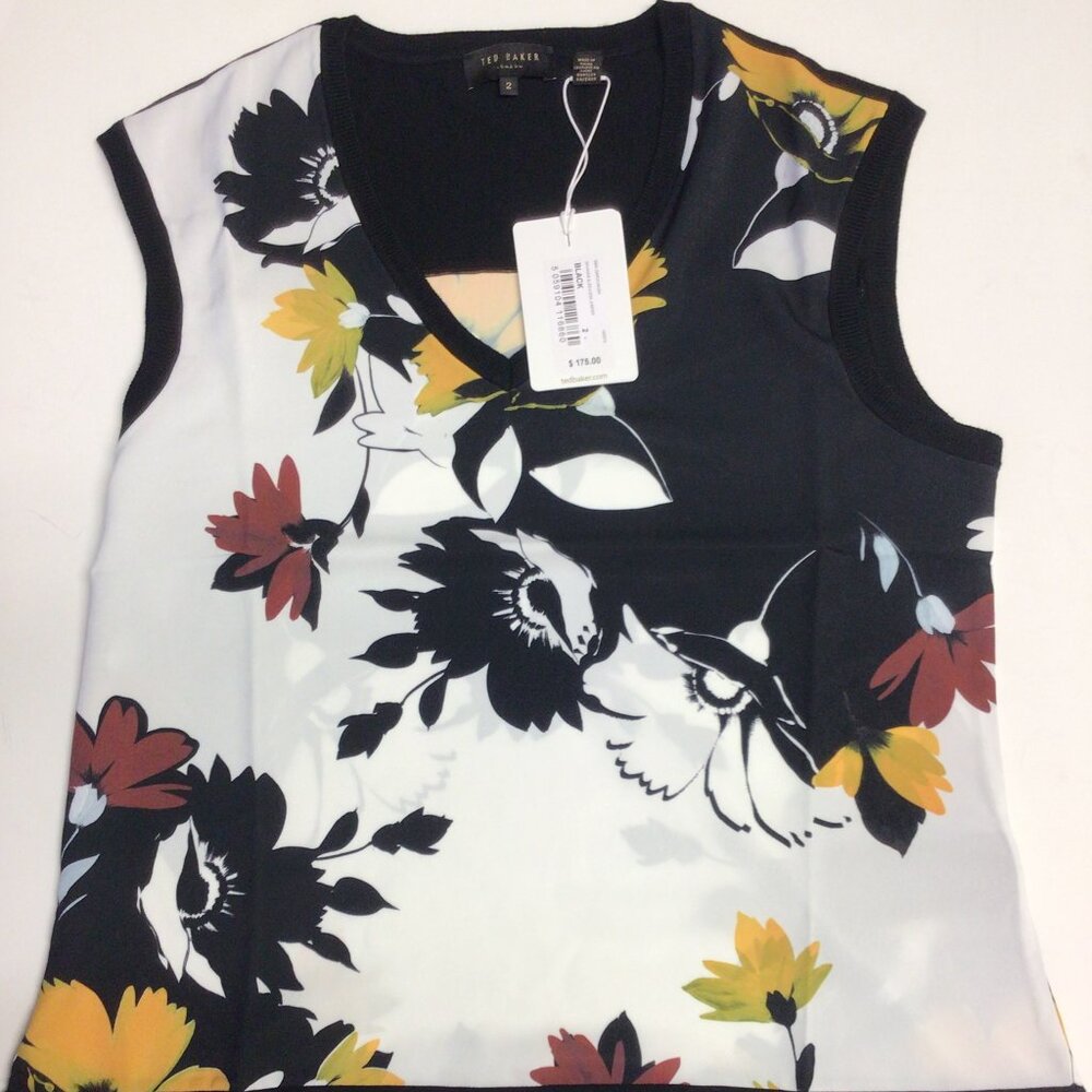 NWT Ted Baker London Darcii Savanna Sleeveless Jumper Size 2(US 6)